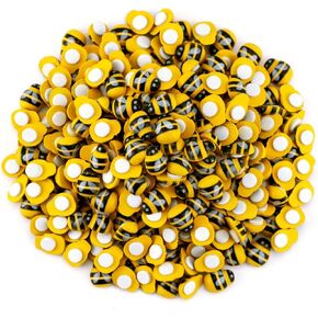 نيوب متداخلة نحل خشبي صغير ذاتي اللصق من 300 قطعة، نحل خشبي مزخرف بظهر مسطح لتزيين سجل القصاصات والحرف اليدوية in Kuwait