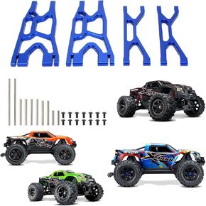 مجموعة أذرع التعليق RCAWD لترقيات X-Maxx 1/5 1/6، العلوي والسفلي، الأمامي والخلفي، اليسار واليمين، أجزاء القفز لـ #7729، 7730، 77086-4 أحمر in Kuwait