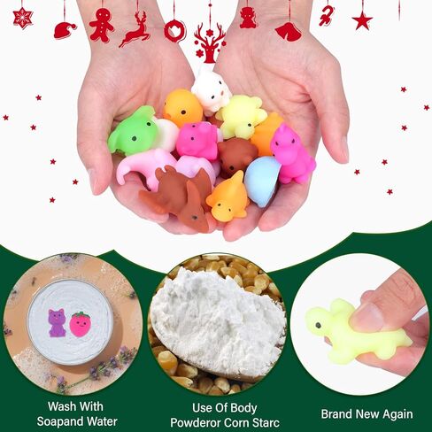 VESPRO 160 قطعة لعبة إسفنجية 160 قطعة هدايا الحفلات للأطفال Mochi لعبة إسفنجية للأطفال ألعاب إسفنجية صغيرة كاواي Mochi ألعاب تخفيف التوتر والقلق in Kuwait