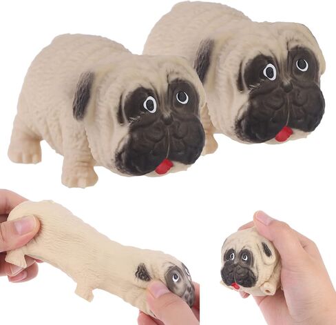 كرات ضغط اليد على شكل كلب الصلصال، ألعاب تململ الأصابع، كرة تخفيف الضغط، قطعتين من كرات الضغط المتوهجة للكلب شار بي، كرة تمدد حسية، كرة تخفيف الضغط، كرات الضغط والقلق in Kuwait