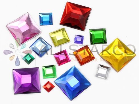 Butterfly Self Adhesive Acrylic Rhinestones Plastic Face Gems Stick On Body Jewels for DIY Cards and Invitations Crafts Bling Sticker - 5 Sheets - 250PCS (10mm Green Emerald) in Kuwait
