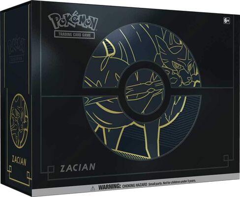Pokemon POK82743 Pokémon TCG: Sword & Shield Elite Trainer Box Plus Zacian/Zamazenta (one at Random), Mixed Colours in Saudi Arabia
