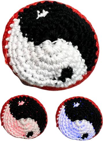 Lunch Money Yin and Yang Lightup Hacky Sack - يضيء باللون الأحمر والأزرق in Kuwait