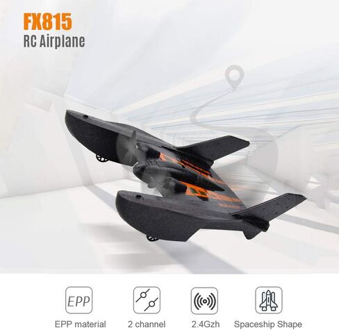 GoolRC FX815 RC Plane, 2 Channels 2.4Ghz Remote Control Airplane, Ready to Fly EPP Foam Aircraft Model for Kids and Adult in Saudi Arabia