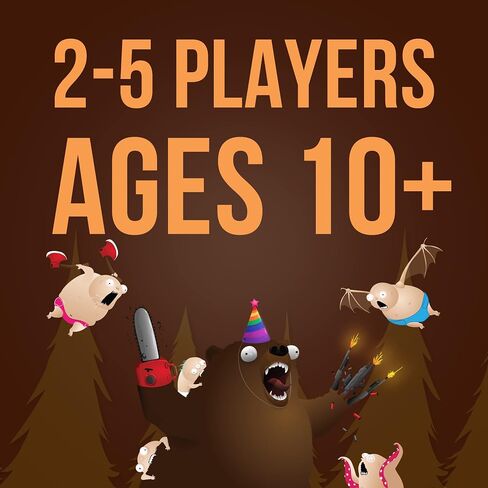Bears vs Babies by Exploding Kittens - A Monster-Building- Family-Friendly Party Games - Card Games For Adults, Teens & Kids in Saudi Arabia