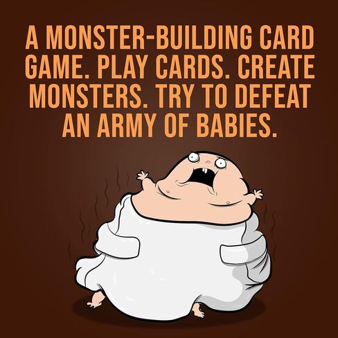 Bears vs Babies by Exploding Kittens - A Monster-Building- Family-Friendly Party Games - Card Games For Adults, Teens & Kids in Saudi Arabia