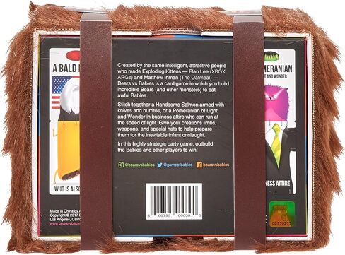 Bears vs Babies by Exploding Kittens - A Monster-Building- Family-Friendly Party Games - Card Games For Adults, Teens & Kids in Saudi Arabia