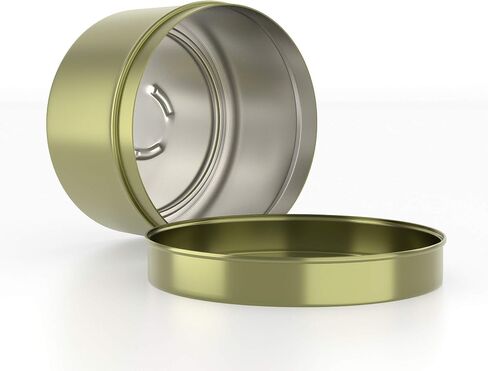 Candle Tins with Lids - 12 PCS 8oz Gold Seamless Candle Containers for Making Candles - Elegant Metal Candle Jars in Bulk for Candle Making - Candle Supplies for DIY Candle Making in Saudi Arabia