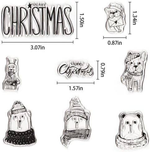Christmas Religion Clear Stamps for Card Making and Journaling, Jesus Nativity Silicone Stamps Pray Christmas Words Rubber Stamps for Scrapbooking DIY Cards Album Crafts Supplies in Saudi Arabia