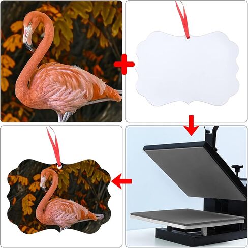 10 قطع عيد الميلاد مخصص صورة الحلي التسامي فارغة قلادة شخصية عيد الميلاد الأسرة حلية معلقة شجرة عيد الميلاد الحلي صورة قلادة تذكارية in Kuwait