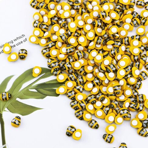 نيوب متداخلة نحل خشبي صغير ذاتي اللصق من 300 قطعة، نحل خشبي مزخرف بظهر مسطح لتزيين سجل القصاصات والحرف اليدوية in Kuwait