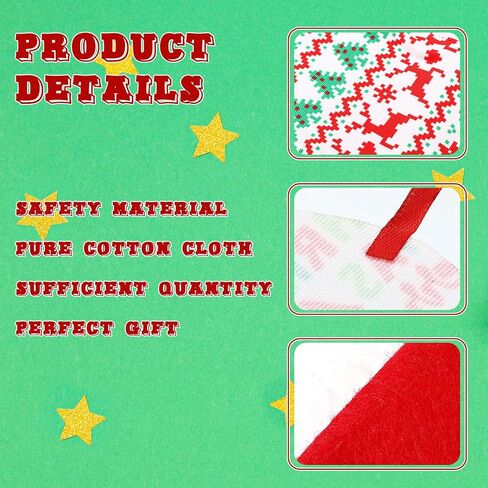 Sleeping Bag Christmas Accessory for Elf Doll, Including Christmas Doll Sleeping Bag, Bathrobe, Apron and Cap, Christmas Elf Doll Sleeping Bag Set for Elf Doll Clothes Kit (Plaid Style) in Saudi Arabia