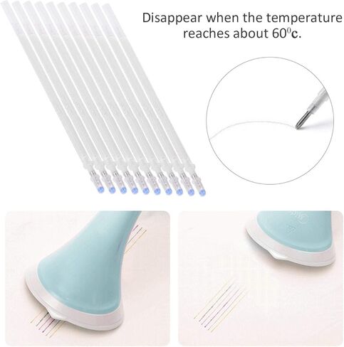 100pcs Heat Erasable Fabric Marking Pen Refills Disappearing Erasable Ink Fabric Marker Pen for Dressmaking DIY Sewing in Saudi Arabia