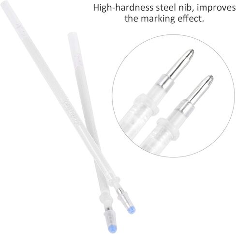 100pcs Heat Erasable Fabric Marking Pen Refills Disappearing Erasable Ink Fabric Marker Pen for Dressmaking DIY Sewing in Saudi Arabia