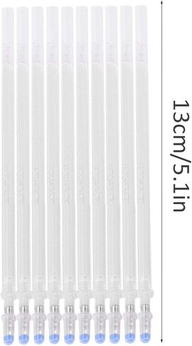 100pcs Heat Erasable Fabric Marking Pen Refills Disappearing Erasable Ink Fabric Marker Pen for Dressmaking DIY Sewing in Saudi Arabia