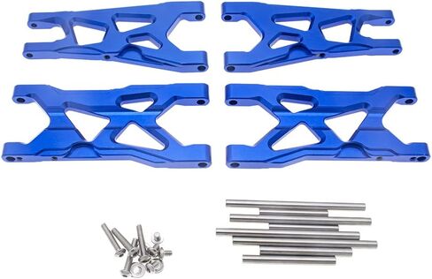 URCMax 4Pcs Aluminum Front & Rear Suspension Arms Set for Arrma 1/10 Granite 4X4, Senton RC Car Upgrade Parts-Replacement of AR330443 AR330516 in Kuwait