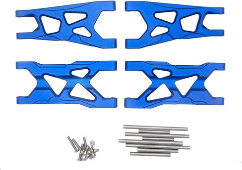 URCMax 4Pcs Aluminum Front & Rear Suspension Arms Set for Arrma 1/10 Granite 4X4, Senton RC Car Upgrade Parts-Replacement of AR330443 AR330516 in Kuwait