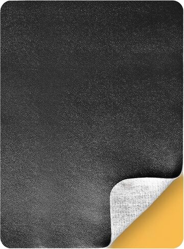 ICARERCASE Leather Repair Tape 8x11 inch, Self-Adhesive Repair Patch Pad Kit for Sofas, Car Seats, Bags, Furniture, Chairs and Jackets (Black) in Kuwait