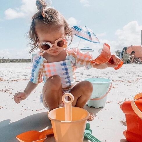 EMUFOOK 200pcs DIY Kids النظارات الشمسية صنع عدة هدايا عيد ميلاد للأطفال للفتيات من عمر 5-12 سنة نظارات شمسية على شكل زهرة مع حرف ديزي خرز الحلوى هدايا الحفلات الفنون والحرف اليدوية للأطفال الذين تتراوح أعمارهم بين 5 6 7 8 9 10 11 12 in Kuwait