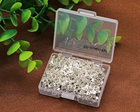 Shapenty Mini Metal Hollow Star Pendant Charms Beads Bulk Pentagram Charms for Necklace Earring Bracelet Keychain Jewelry Making Craft Project Christmas Decoration, 100PCS in Saudi Arabia