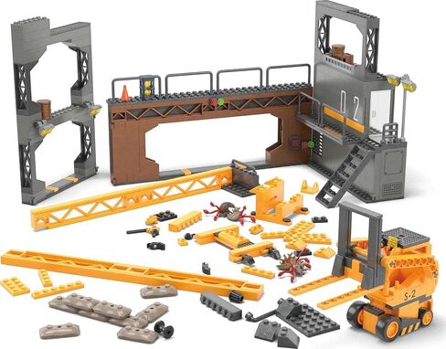 MEGA Halo Infinite Toys Building Set for Kids, Floodgate Firefight with 634 Pieces, 4 Poseable Micro Action Figures and Accessories, Gift Ideas in Saudi Arabia