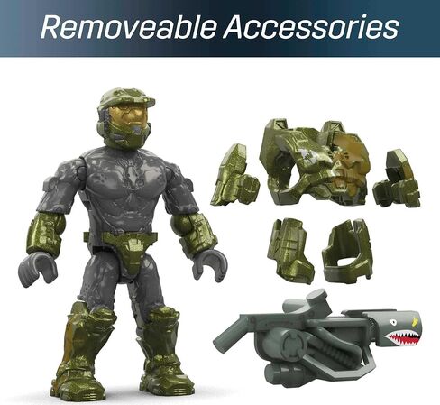 MEGA Halo Infinite Toys Building Set for Kids, Floodgate Firefight with 634 Pieces, 4 Poseable Micro Action Figures and Accessories, Gift Ideas in Saudi Arabia