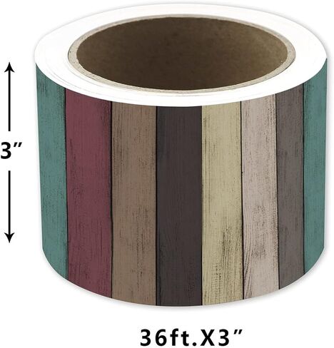 Multicolored Wood Bulletin Board Border Straight Border Trim for Classroom Decoration in Kuwait