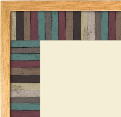 Multicolored Wood Bulletin Board Border Straight Border Trim for Classroom Decoration in Kuwait