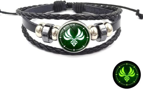 Soyusunny Genshin Impact Bracelet with 7 Pack Anime Luminous Bracelets Accessories in Saudi Arabia