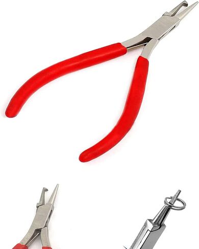 OdontoMed2011 5" Split Ring Pliers Opens Split Rings for Wire Wrap Bead Red Handle ODM in Saudi Arabia