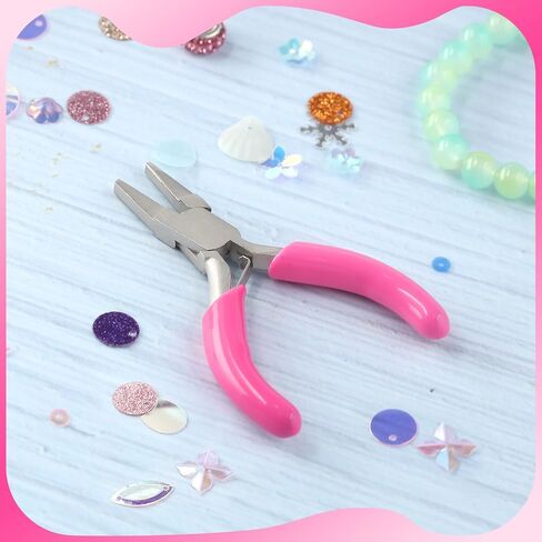 LEONTOOL كماشة الأنف الطويلة الصغيرة كماشة الأنف بإبرة صغيرة 3 بوصة كماشة الأنف سلسلة لصنع المجوهرات كماشة صغيرة أدوات صنع المجوهرات للانحناء واللف in Kuwait