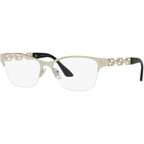 Versace VE 1270 1002 Pillow Steel Gold Sunglasses with Demo Lens Demonstration Lens in Saudi Arabia