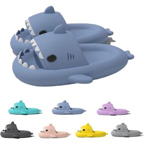 صنادل OTELUXS للجنسين من Shark Slides شباشب سحابية للنساء والرجال أحذية لطيفة مضادة للانزلاق على الشاطئ in Kuwait