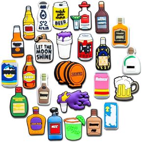 Xaldrichasta 25 سحر حذاء الشراب لسد الصنادل المطابقة المختلفة وأساور المعصم، سحر الكحول المكسيكي لهدايا الحفلات للبالغين in Kuwait