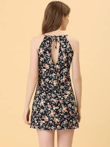 Allegra K Women's Camisole Nightgown Pajamas Chemise Summer Sleeveless Sleepwear Print Cami Slip Sleepdress XS-XXL in Kuwait