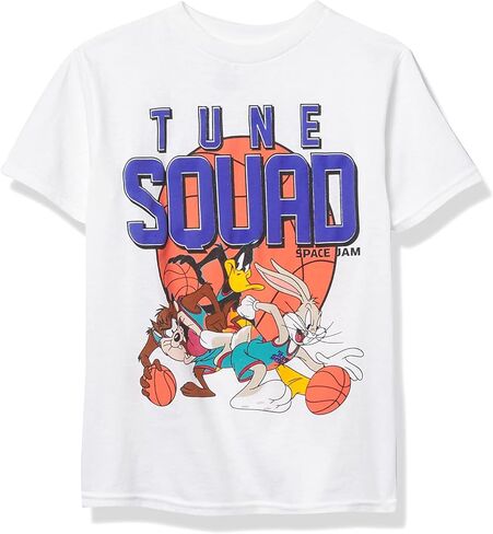 تيشيرت بأكمام قصيرة من Space Jam New Legacy Tune Squad للأولاد من عمر 4 إلى 20 عامًا in Kuwait