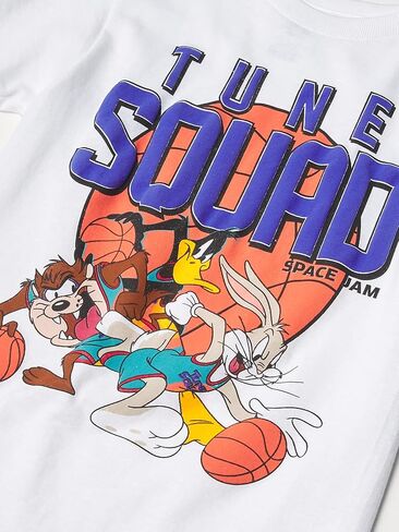 تيشيرت بأكمام قصيرة من Space Jam New Legacy Tune Squad للأولاد من عمر 4 إلى 20 عامًا in Kuwait