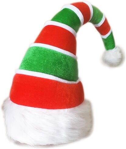 ADJOY 3D Christmas Ugly Sweater Party Elf Hat - Christmas Spirit Hat For Adult in Kuwait