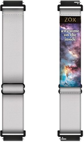 ZOX Inspirational & Motivational Android Watch Band – Uplifting, Stretch Watch Bands with Positive Affirmations made from Recycled Plastic – Gifts for Men, Women & Kids in Kuwait