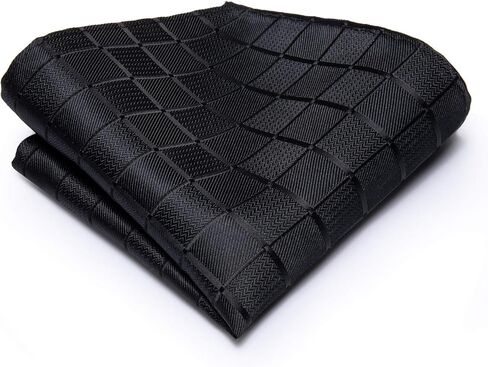 Hi-Tie Father And Son Tie Set Jacquard Woven Silk Necktie Pocket Square Set For Wedding Party Formal Dress Gifts in Saudi Arabia