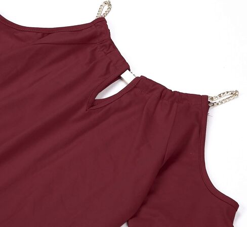 USGreatgorgeous Women’s Open Cold Shoulder Slim Fit Short Sleeve Tee Shirt Casual Blouse Tops in Kuwait