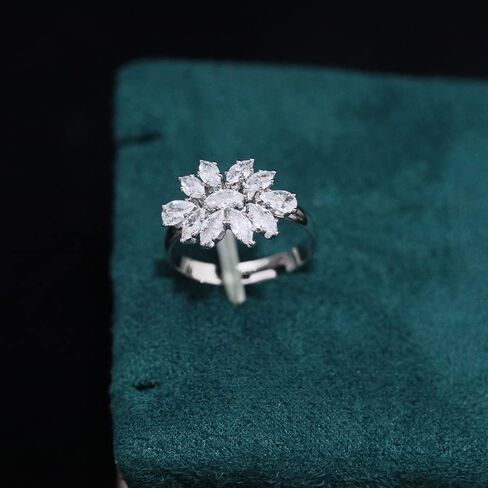 Jorsnovs مجموعة مجوهرات العروس الفضية المكعبة بالكامل من الزركونيوم للنساء مجموعات مجوهرات الزفاف لأقراط الزفاف وقلادة مجموعة أساور مفتوحة in Kuwait