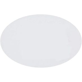 EXCEART 5pcs Oval Canvas Panel Boards Stretched Artist Canvas Boards for Acrylic Painting Oil Pouring Drawing Home Decorations 20X30cm in Saudi Arabia