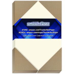 15 Earthy Cottonwood Fiber Cover Paper Sheets - 11" X 14" (11X14 Inches) Scrapbook|Picture-Frame Size - 80 lb/pound Card Weight - Cream White Color with Natural Fibers - Smooth Finish