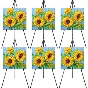 PUJIANG Easel Stand for Signs,63" Easels for Displaying Pictures, Display Easels for Wedding Sign Poster, Metal Floor Standing Easel,Folding Art Easel for Painting, Welcome Sign Stand with Case in Saudi Arabia