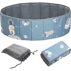 ibwaae Portable Kids Ball Pit Foldable Baby Playpen Large Ocean Ball Pool Storage Bag Indoor Outdoor Fence for Baby Toddlers(Universe) in Kuwait