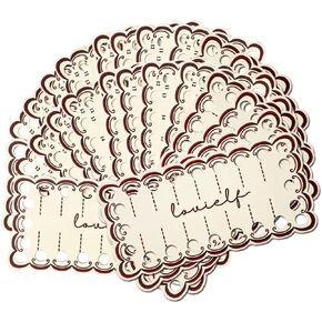 lovielf Embroidery Thread Organizer Cards, Embroidery Floss Organizer Holder Positions Cross Stitch Bobbin, Sewing Storage, Cardboard Floss Bobbins, Thread Keeper (24 pcs (Set B))