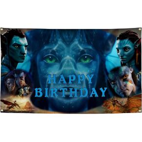 ملصق فيلم VaPax Avatare Happy Christmas Tapestry مع 4 حلقات نحاسية مقاس 3 × 5 أقدام لديكور المنزل ومستلزمات حفلات أعياد الميلاد، هدية لصديق. in Kuwait