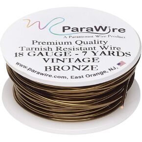 سلك نحاسي عتيق بلمسة نهائية برونزية من باراواير 18 بطول 7 ياردة مع طلاء واقي شفاف in Kuwait