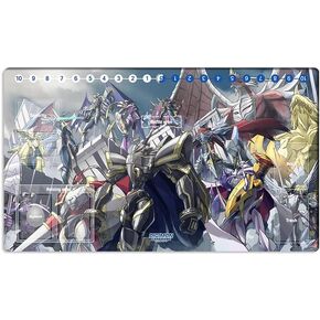 New Mlikemat DTCG Duel Playmat Digimon Omegamon Dukemon Anime Trading Card Game Mat & Zones + Free Mat Bag in Kuwait